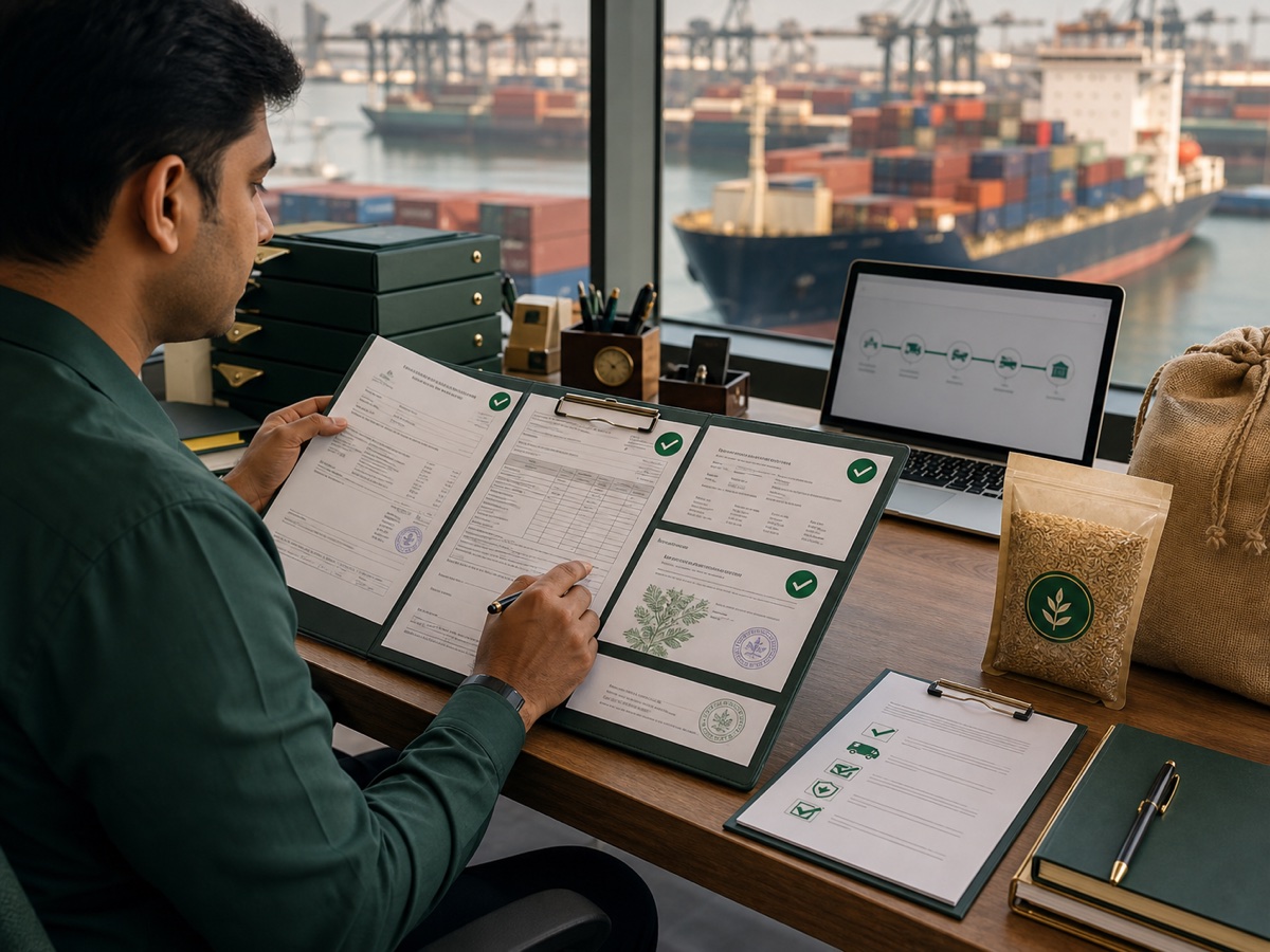 Export professional coordinating shipment documents and logistics