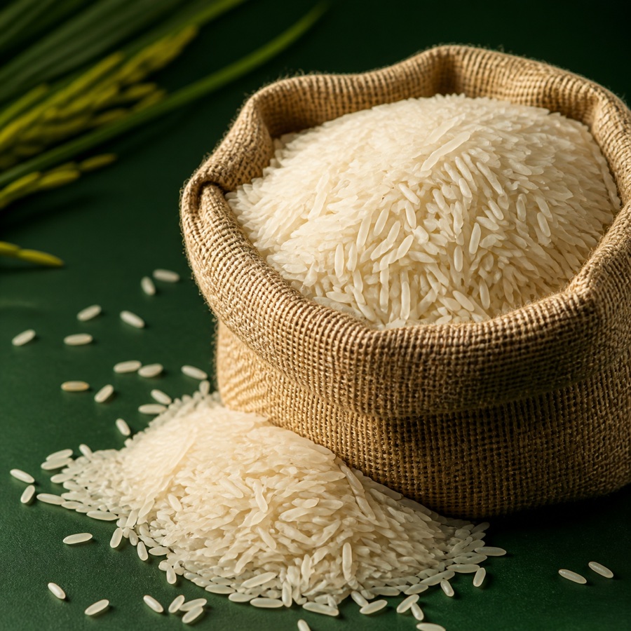 Premium Indian basmati rice ready for export