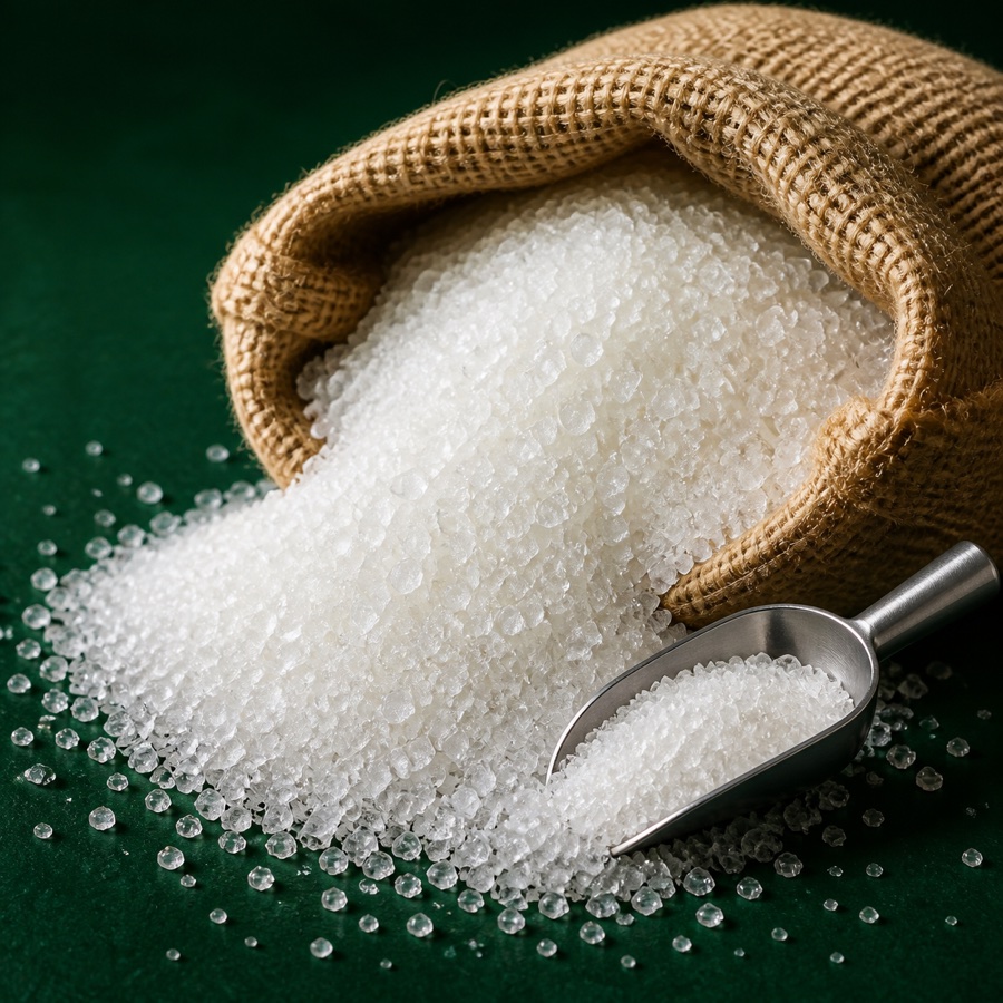 Refined white crystal sugar ICUMSA 45